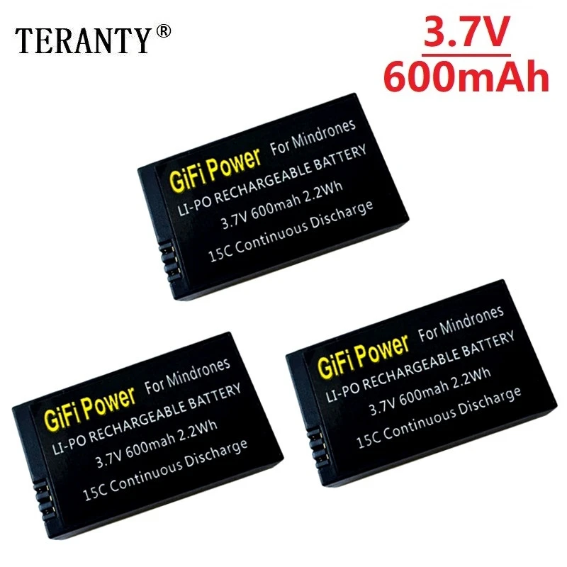 3 7 V 600mah Замена литий-полимерный Батарея большой Ёмкость дроны для попугай