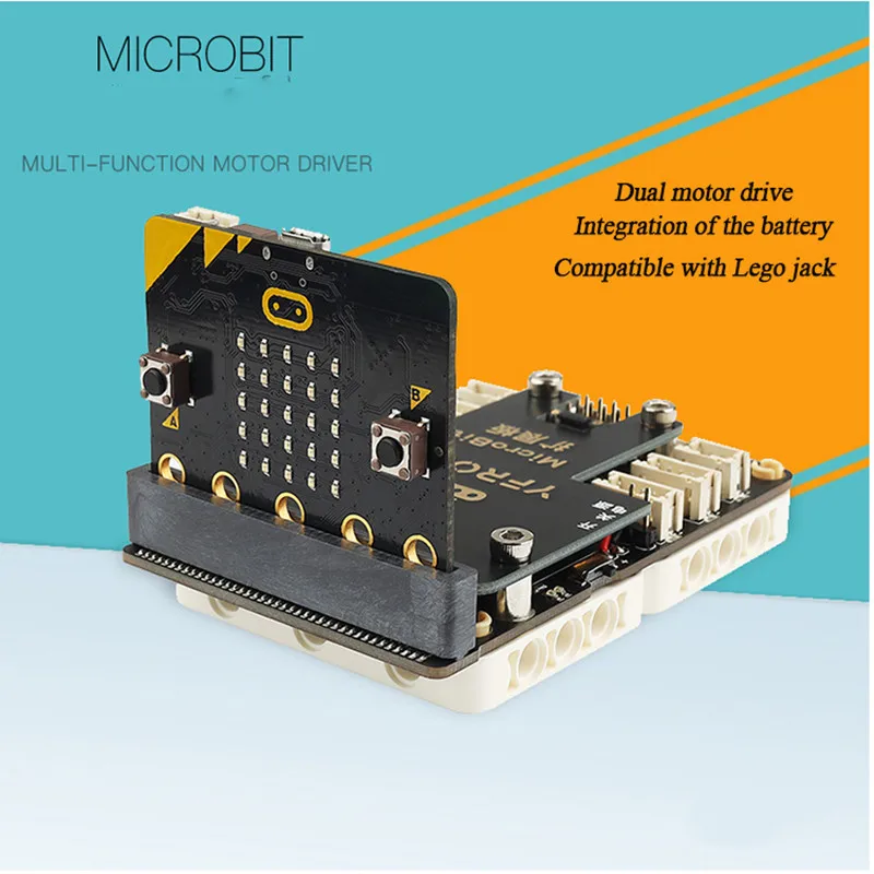 Плата расширения Microbit плата привода двигателя двухстороннее управление мотором