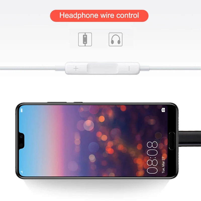 2 in 1 USB-C to 3.5mm Audio Adapter Type C Charge Cable Converter for Cell Phone LHB99 | Мобильные телефоны и аксессуары