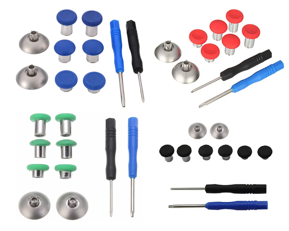 1 комплект металлический контроллер мод Полная кнопка Красный Зеленый Синий