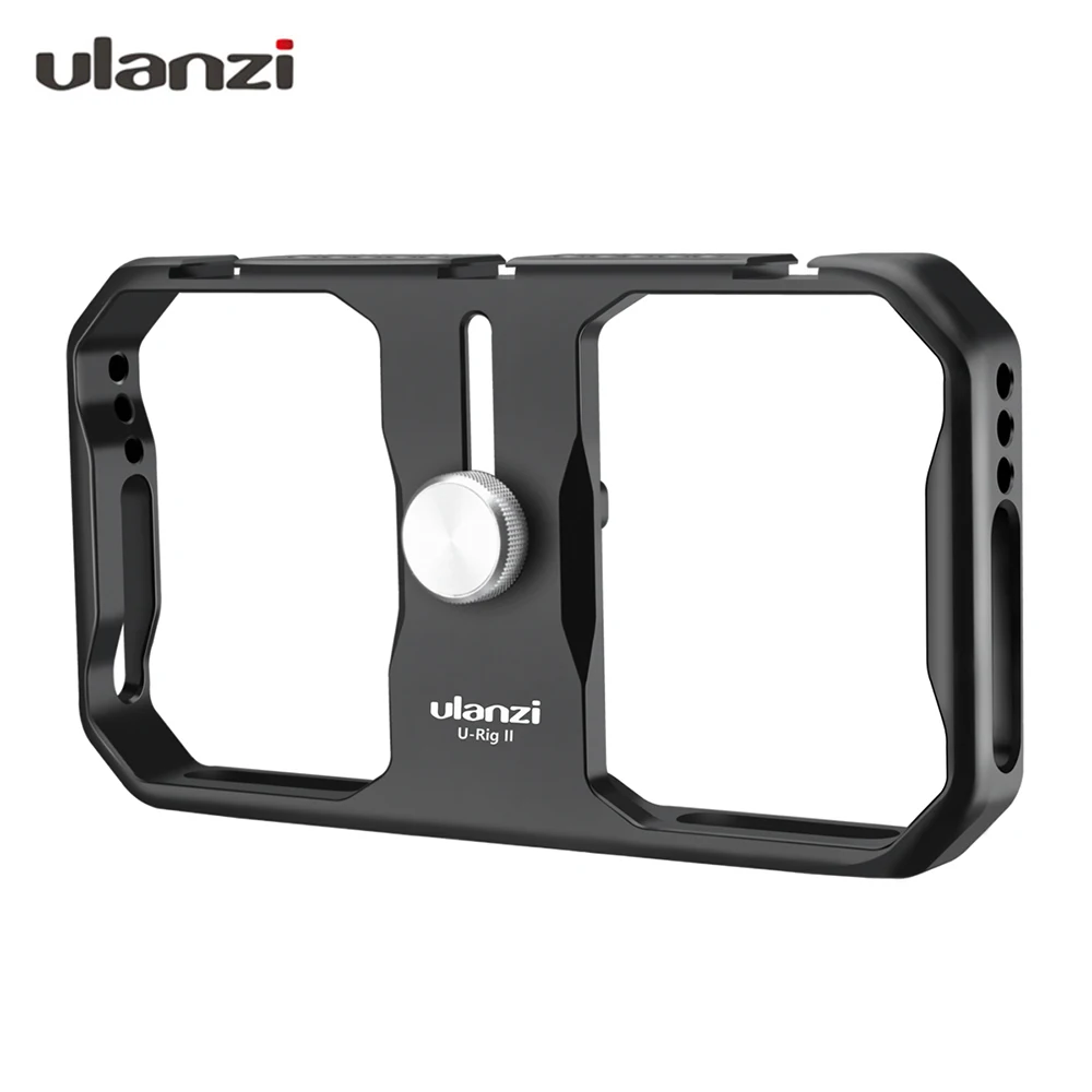 Ulanzi U-Rig II Metal Video Cage for Smartphone Filmmaking Case with Cold Shoe Slots Stabilizer Hand Grip Tripod Mount Phone | Электроника