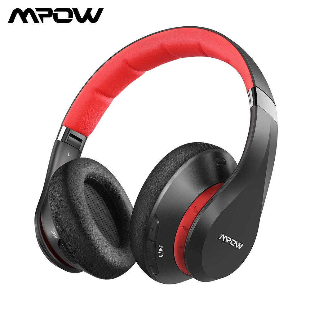 Беспроводные наушники Mpow 059 Plus Bluetooth 5 0 ANC с шумоподавлением Hi-Fi глубокие басы