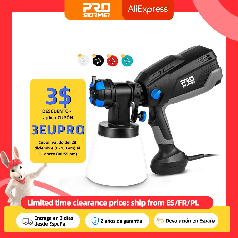 Электрический распылительный пистолет мощностью 600 Вт Высокопроизводительный