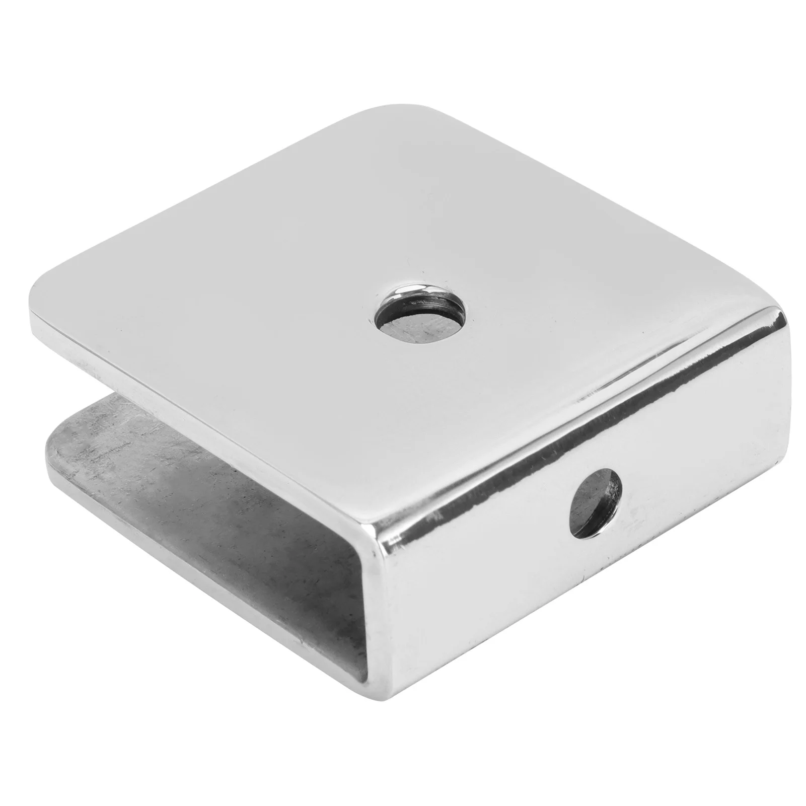Glass Clip 45x48mm Square 304 Stainless Steel Fixing Bathroom Door Clamp Holder Bracket for 8-12mm | Обустройство дома