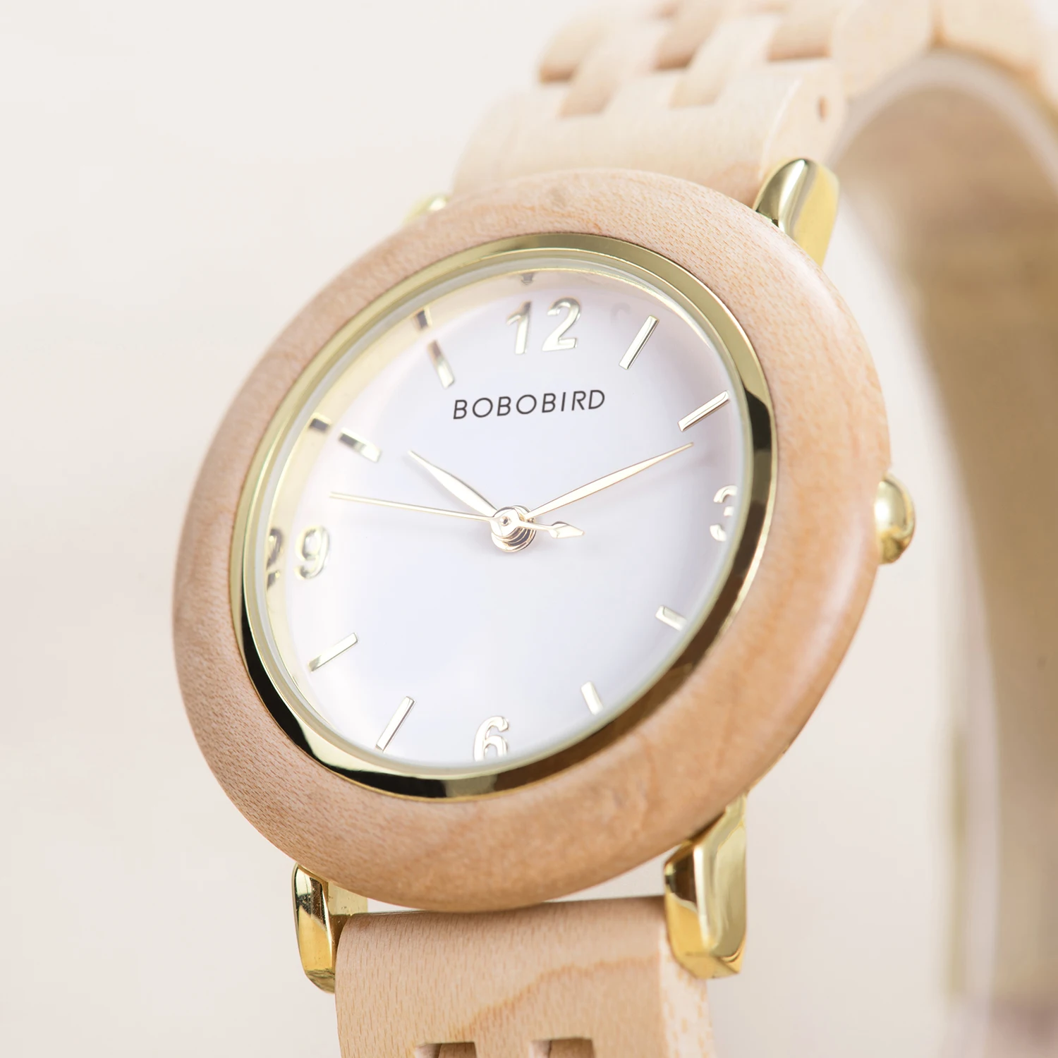BOBOBIRD Wood женские часы простые Дамские Кварцевые наручные на заказ подарки день