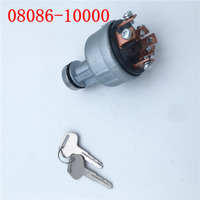 Выключатель зажигания 08086-10000 для экскаватора Komatsu PC60/120/200/210/240/250/300-5-6-7