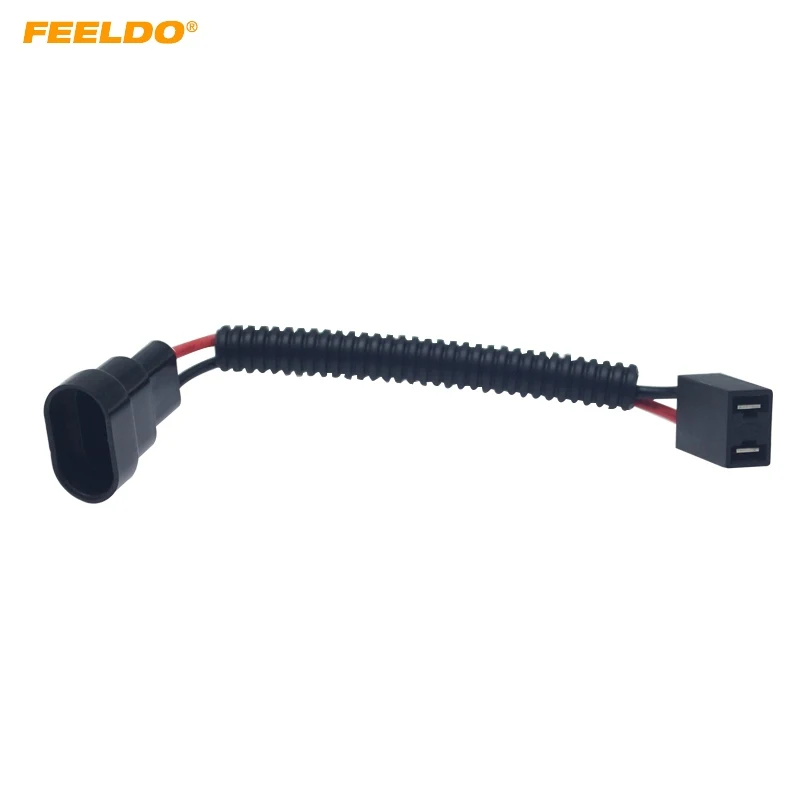 FEELDO автомобильная фара адаптер для проводки лампы 9005-11/9006-11 к разъему H7-21