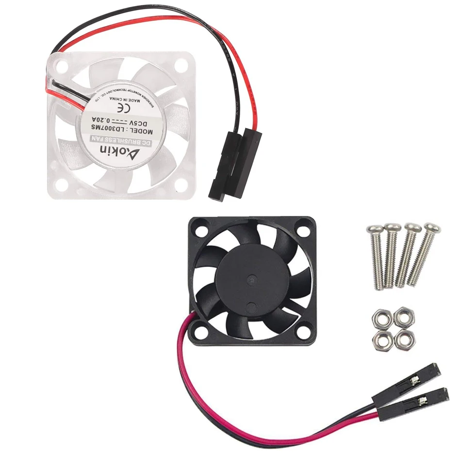 Компьютеры Raspberry PI вентилятор активный охлаждения для подгонянный акриловый