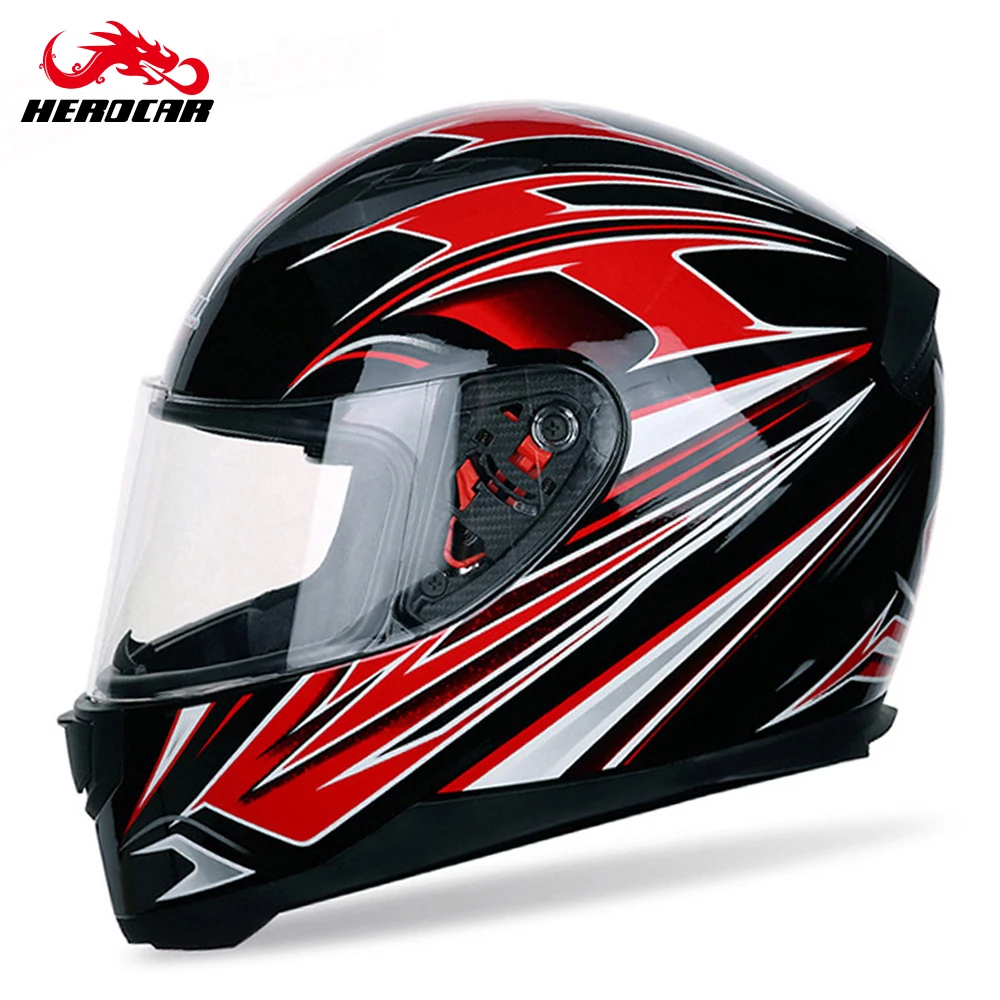 Мотоцикл Jiekai шлем черный мото полное лицо Ретро скутер шлемы для езды на