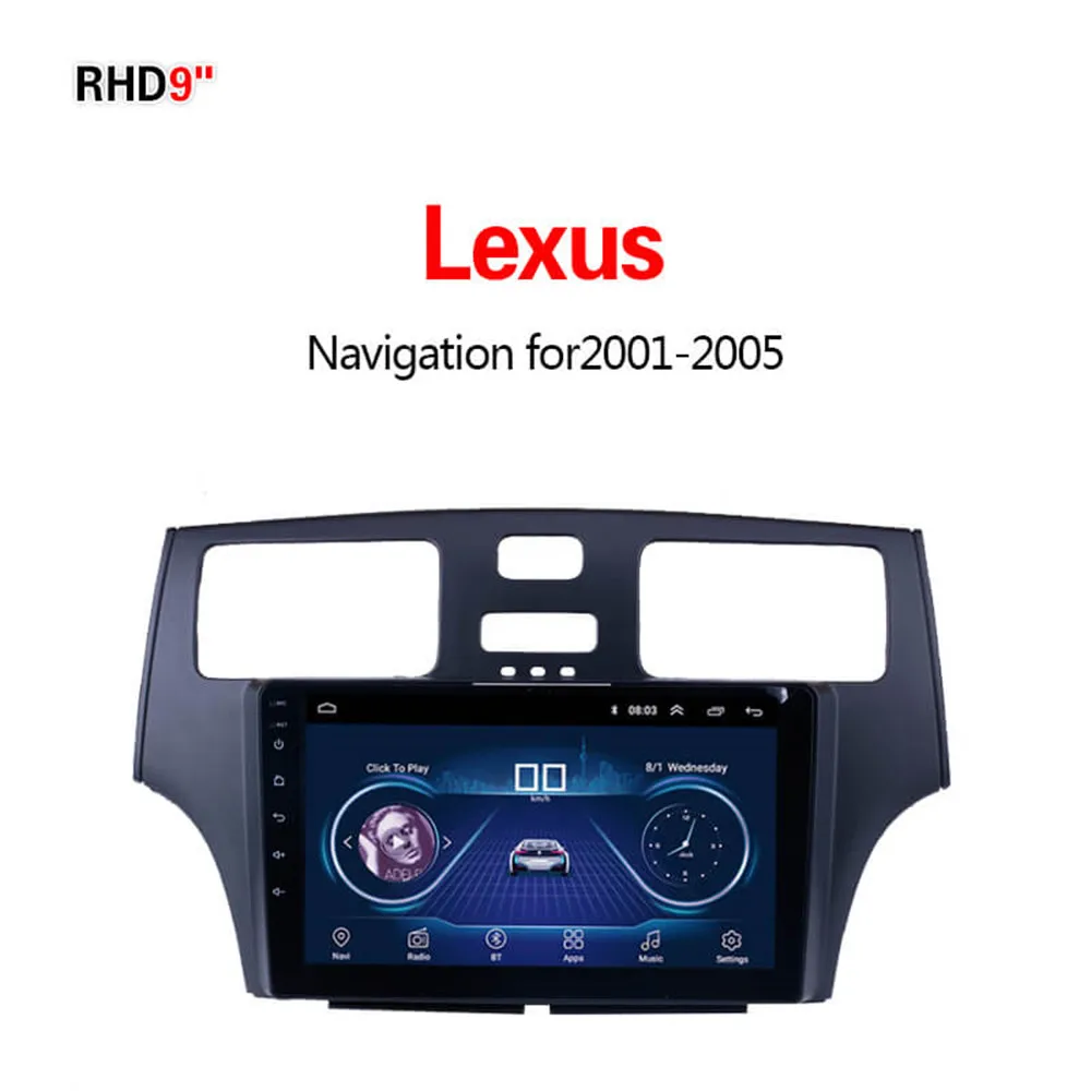Lionet gps навигация для автомобиля Lexus ES300 2001 2005 9 дюймов RL2001X|GPS транспорта| |