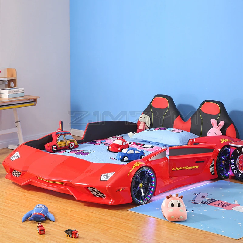 Children's bed 3D stereo children's car environmental protection material remote control racing | Мебель