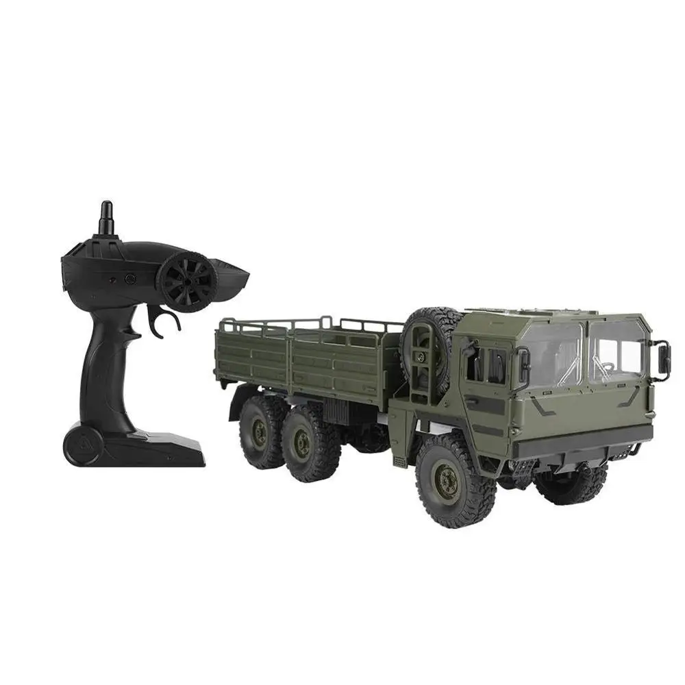 Радиоуправляемый Военный грузовик армейский внедорожный автомобиль Q64 1:16 6WD 2 4