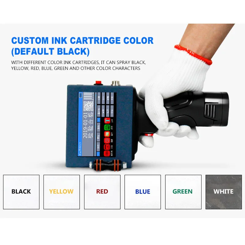 Портативный струйный принтер для печати этикеток портативный даты штрих-код