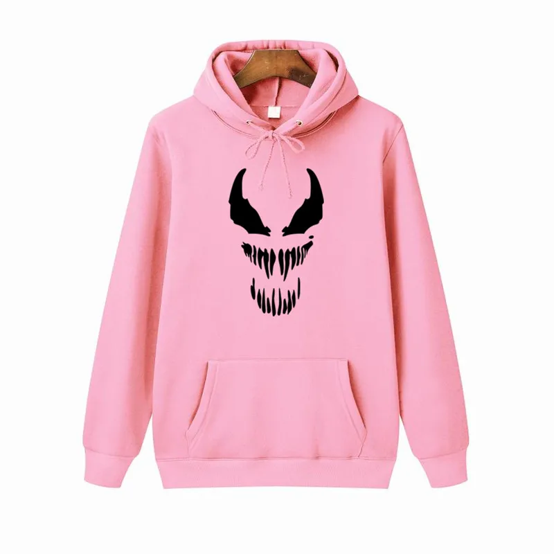 Толстовка Мужская/Женская с длинным рукавом свитшот принтом Веном Повседневная