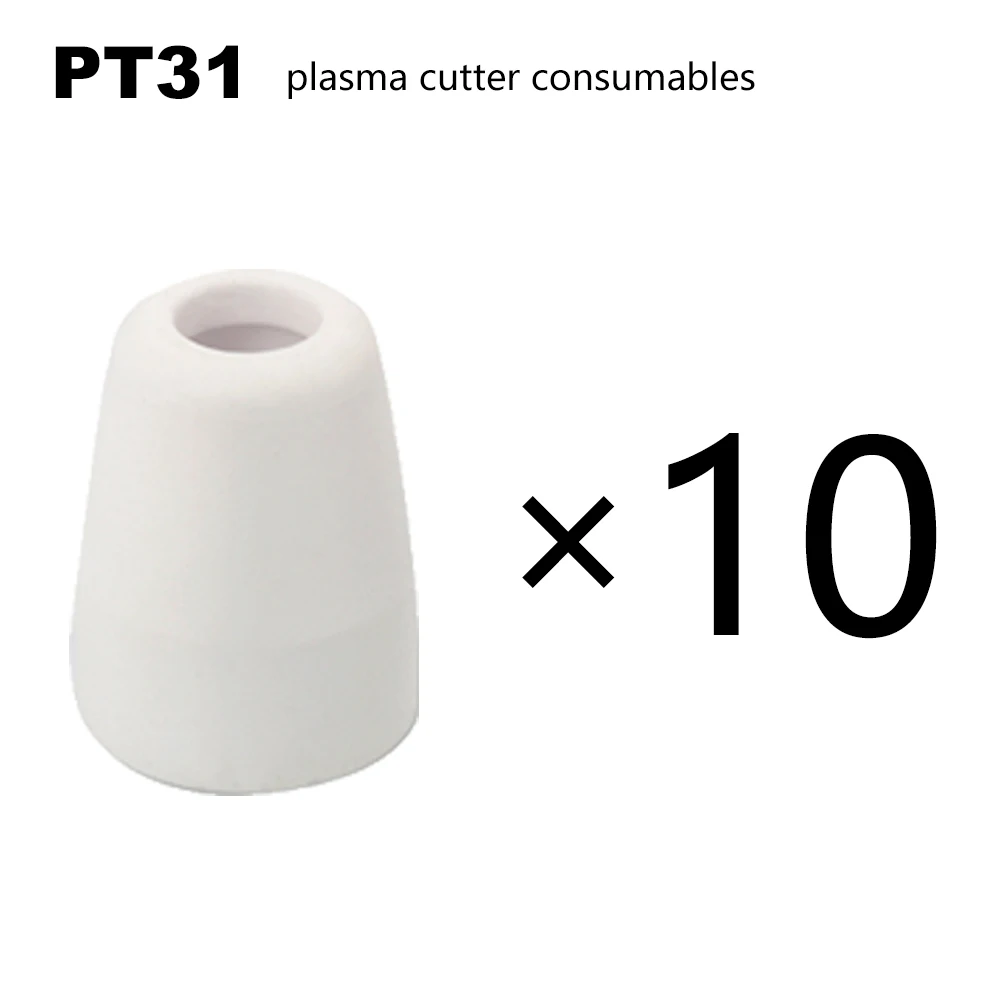 Free shipping 10PCS PT-31 LG-40 Air Plasma Cutting Cutter Torch welding Consumables Shield Cup Ref No:18204 accessories | Инструменты