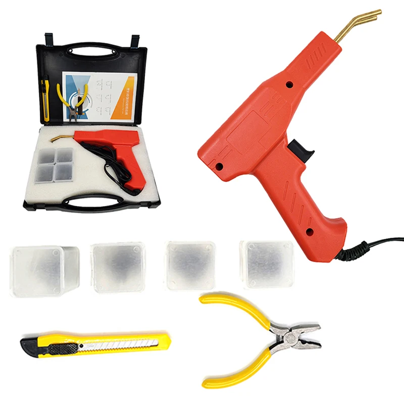 Машина для ремонта бампера автомобиля горячие степлеры система пластика