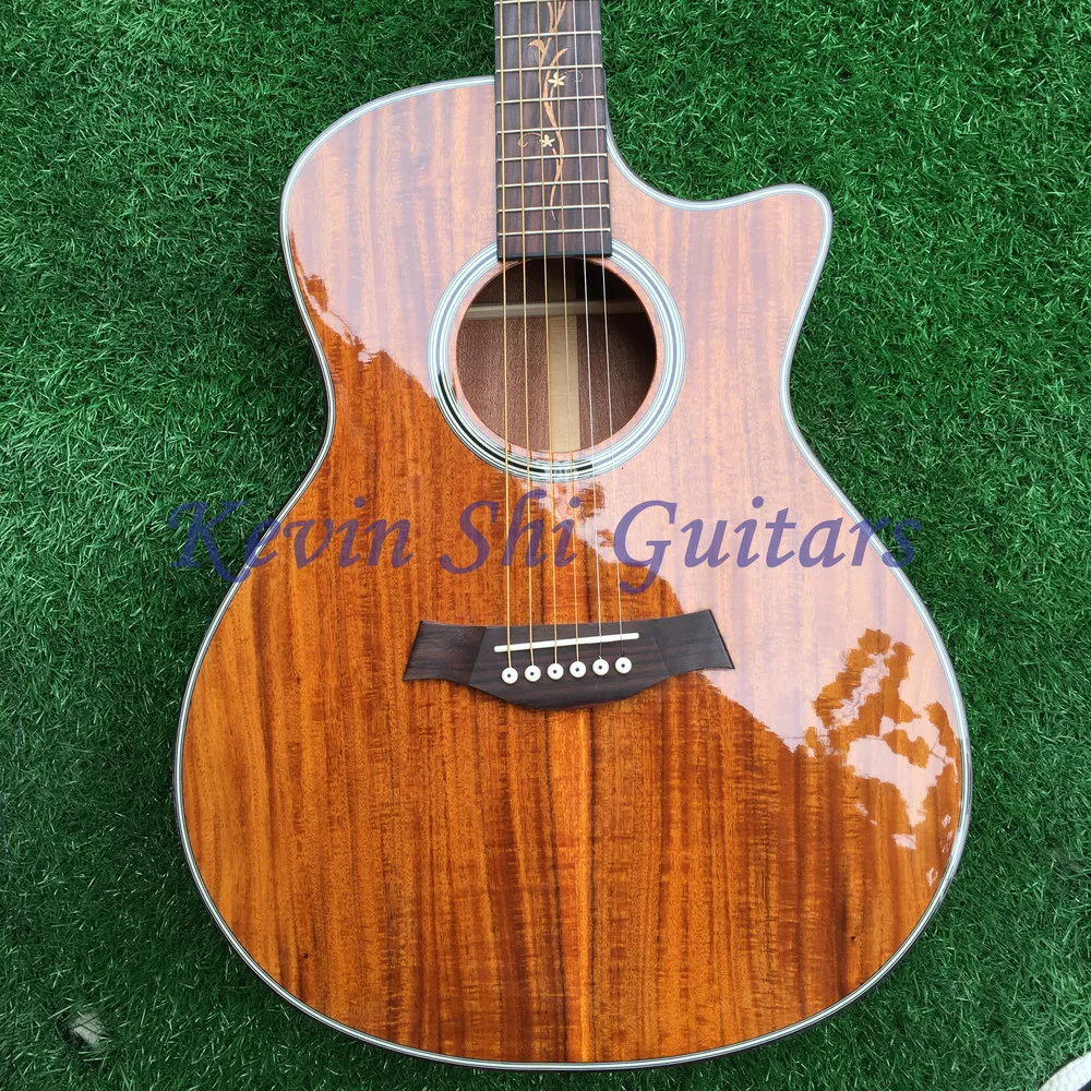Cutaway KOA body K24 Акустическая гитара All K24ce электрическая акустическая бесплатная