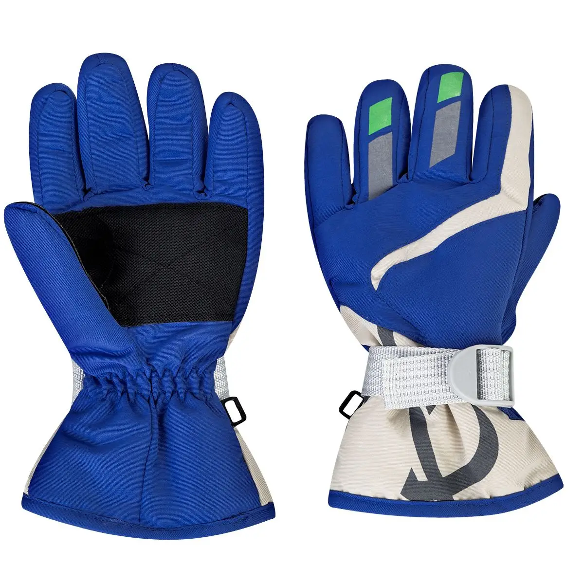 Children Boys/Girls Snowmobile Winter Warm Ski Gloves Sports Waterproof Windproof Snow Mitten Adjustable Strap Skiing | Детская одежда