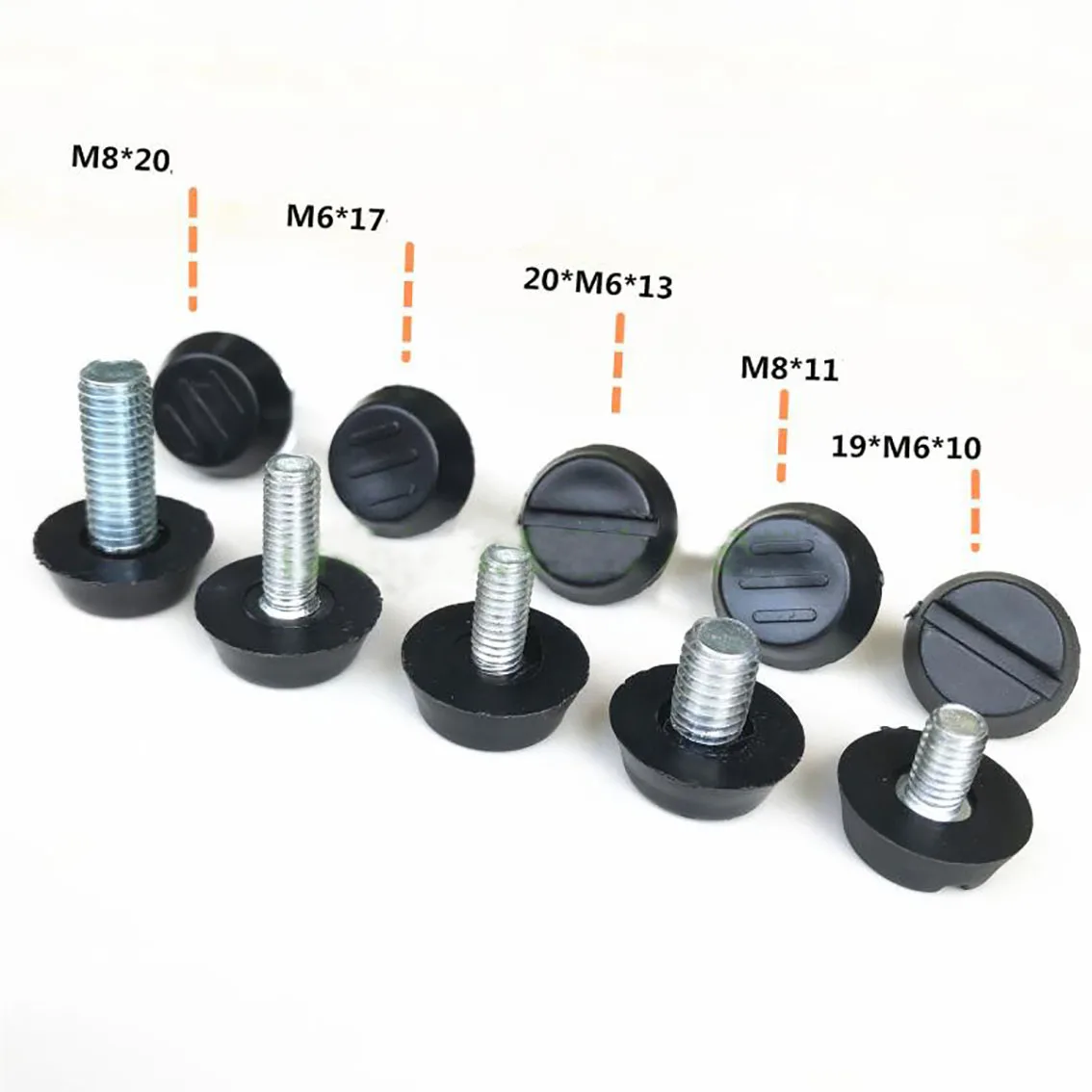 5 шт. регулируемые стопы диаметром 19 мм 20