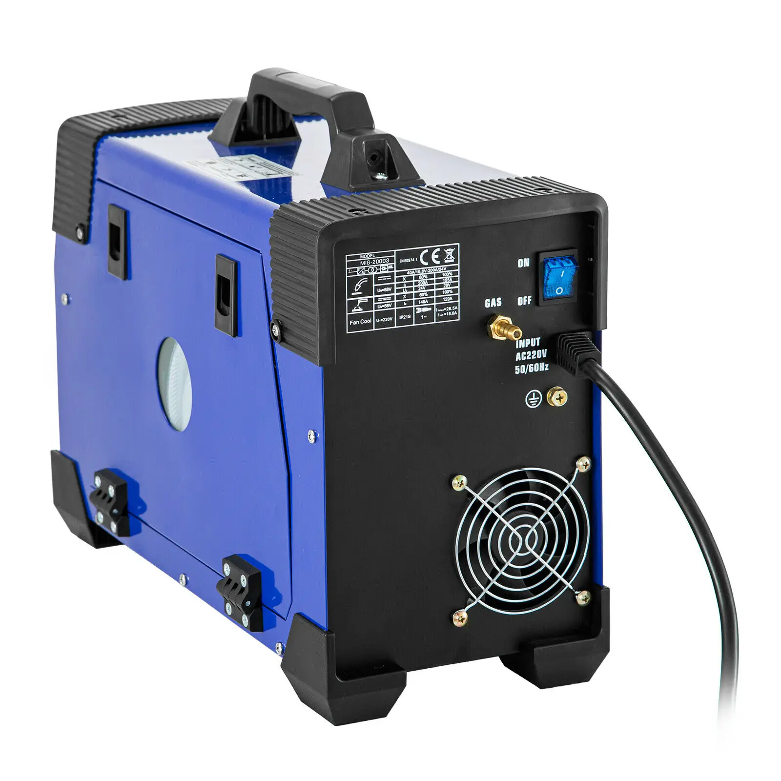 Инверторный Сварочный аппарат 3 в 1 MIG / MAG TIG 200 2 12 м/мин автоматическая подача А