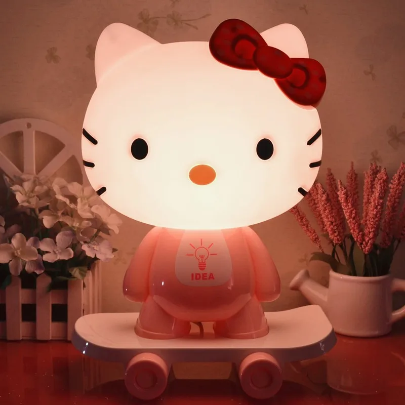 Ночник Helloo Kitty для скейтборда светодиодный ночник с мультяшными животными