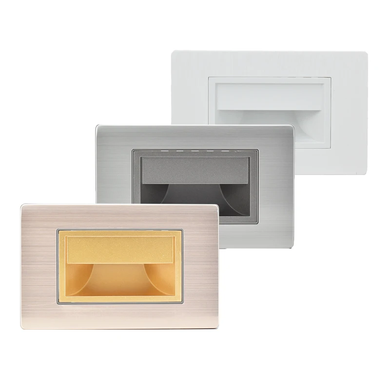 Настенный светильник SANDIY встроенный для лестницы стандарт США 118*86 мм ночник