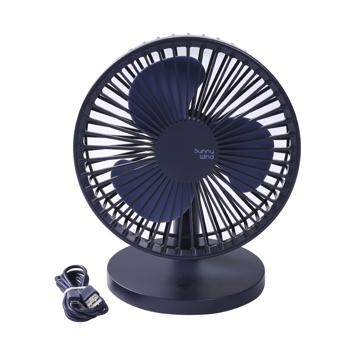 3 однотонных настольных USB-вентилятора повседневный портативный Настольный