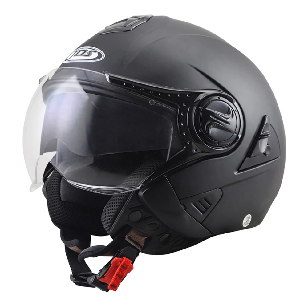 Мотоциклетный шлем NENKI с двойными линзами мотоциклетный гоночный открытым лицом