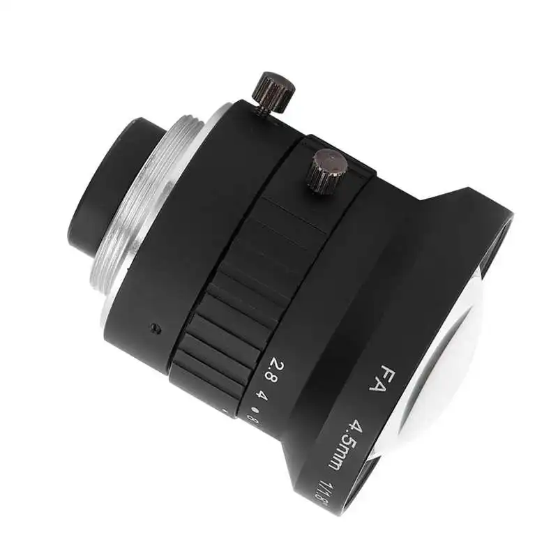 Оптика Prime Lens 5MP HD CCTV 4.5 мм 1/1.8 дюйма Ручной диафрагмы C-крепление Безопасность IP-камера Аксессуары для видеонаблюдения.
