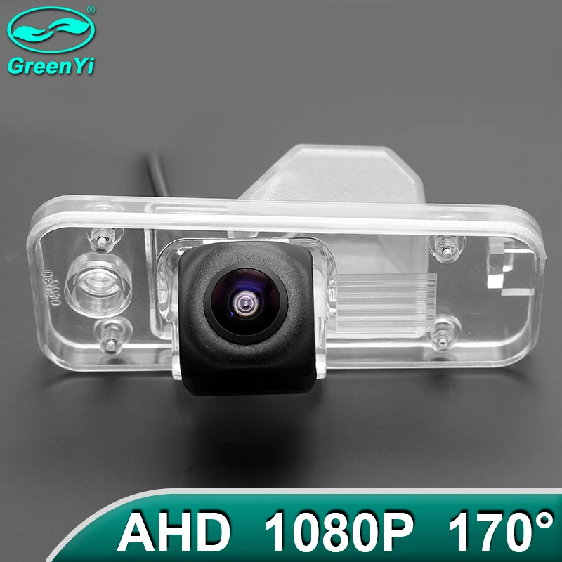 GreenYi 170 градусов 1920x1080P HD AHD камера автомобиля зеркало заднего вида Камера для