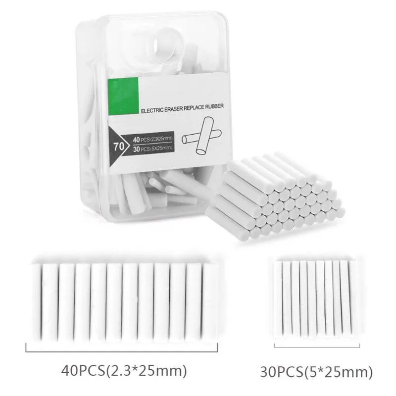 Электрический ластик 2 3 мм 5 для наполнения 40 шт. + 30 Ластики эскизов - купить по