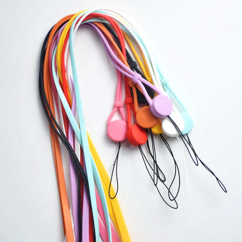 50 шт. Длинная регулируемая силиконовая веревка для фотоаппарата
