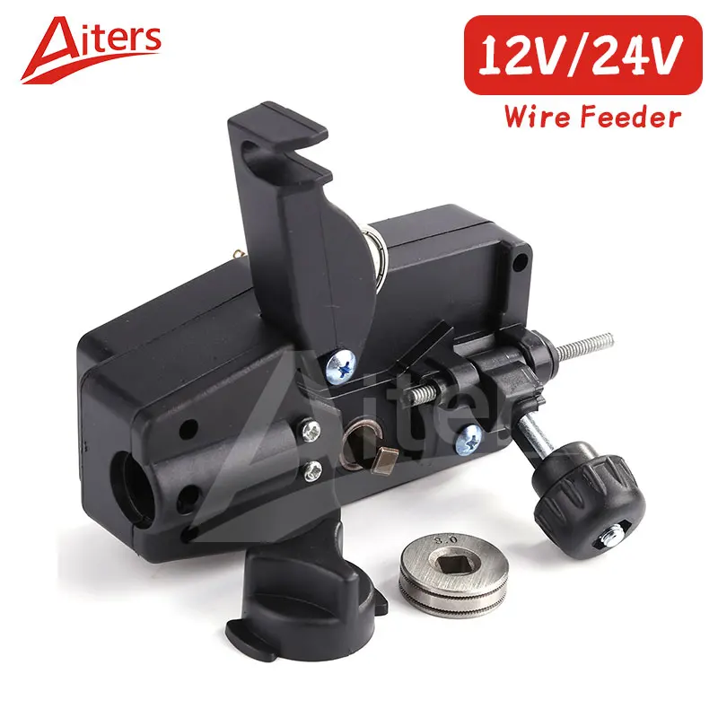 Проволочный фидер 12 В постоянного тока 24 сварочный аппарат мотор с канавкой 0 6 8 1