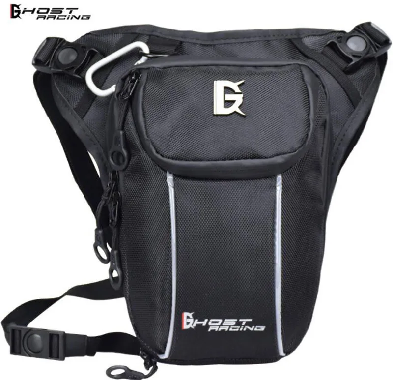 Сумка на ногу для мотоциклистов GHOST RACING сумка из ткани Оксфорд винтажная поясная
