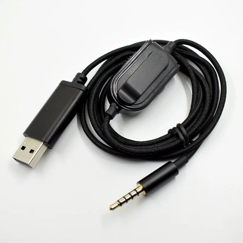 Игровая гарнитура для Logitech Astro A10 A40 USB аналоговая звуковая карта 7 1 аудиокабель