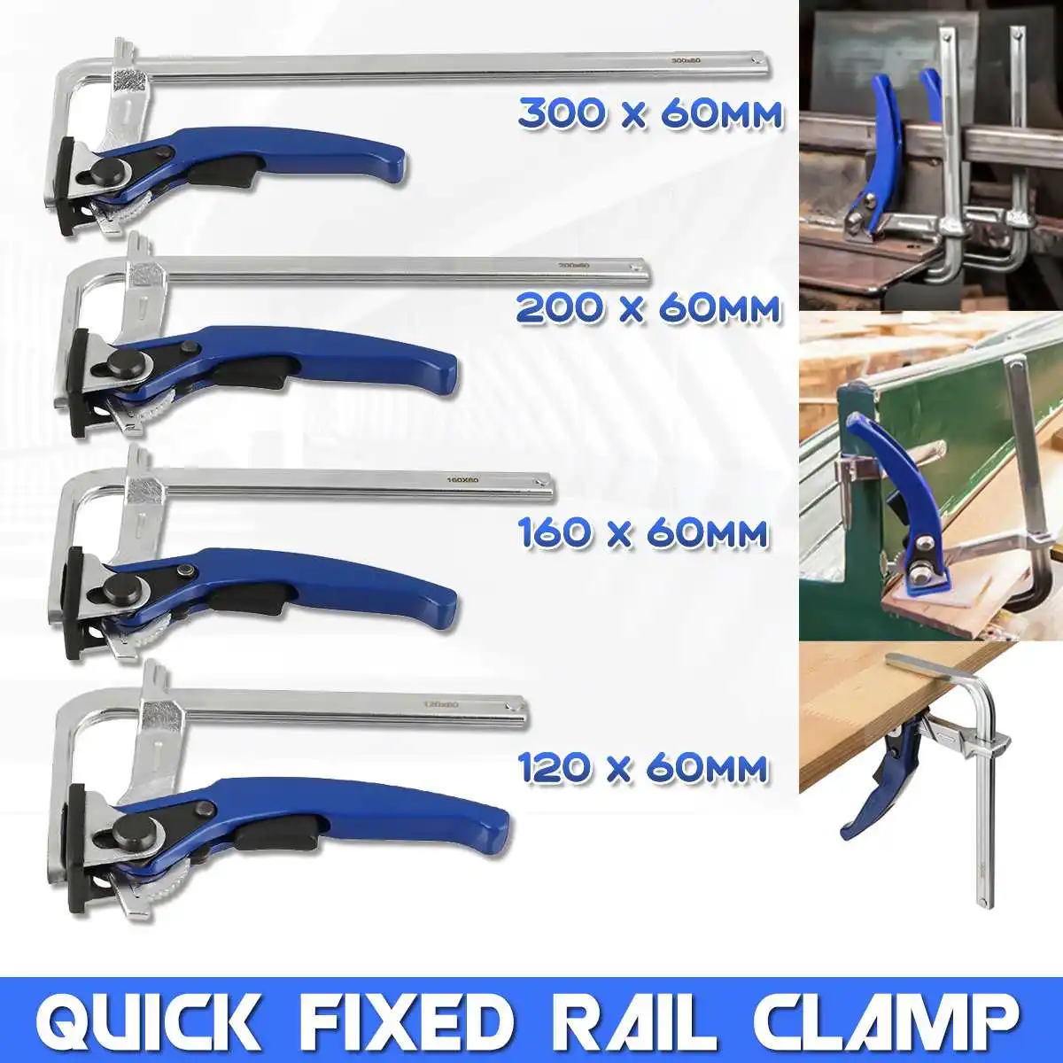 Направляющий рельсовый зажим для столярных работ быстрый MFT и направляющих