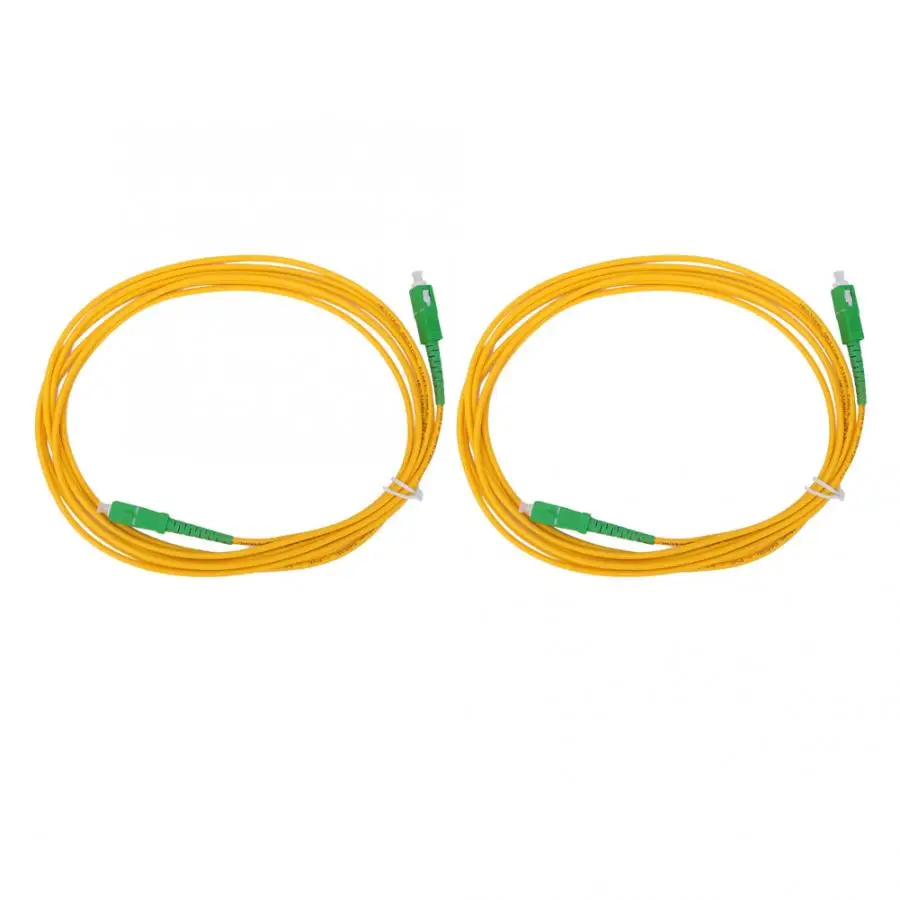 Волоконно-оптический патч-кабель одномодовый и одножильный SC/APC-SC/APC-SM-G652D OS2 3