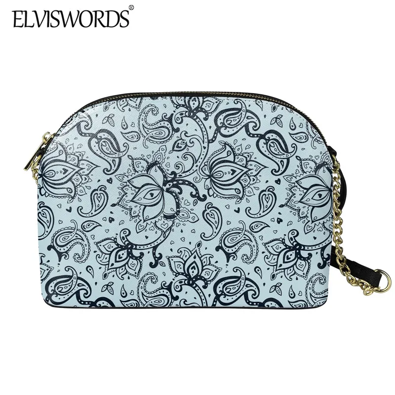 Женская Роскошная сумка в стиле бохо с рисунком мандалы прочная кожаная через