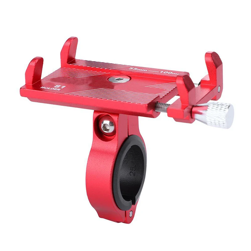 Держатель телефона из алюминиевого сплава для велосипеда и мотоцикла смартфонов