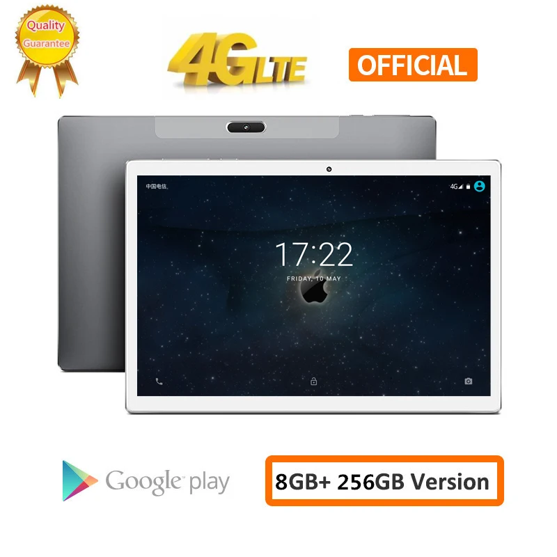 CARBAYTA планшетный ПК 10 1 дюймов 4G сеть Android 8 0 ГБ ОЗУ 256 Гб ПЗУ MT6797 X20 Дека ядро 2560*1600 8000