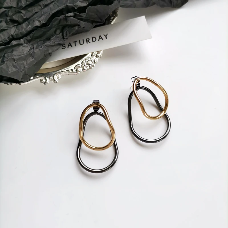 Модные ювелирные изделия из серебра 925 пробы с подвесками серьги в популярном