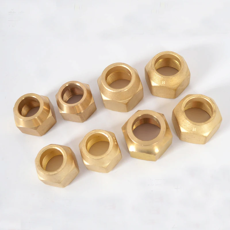 Медная гайка стандартная латунный винт фитинг медная шляпа