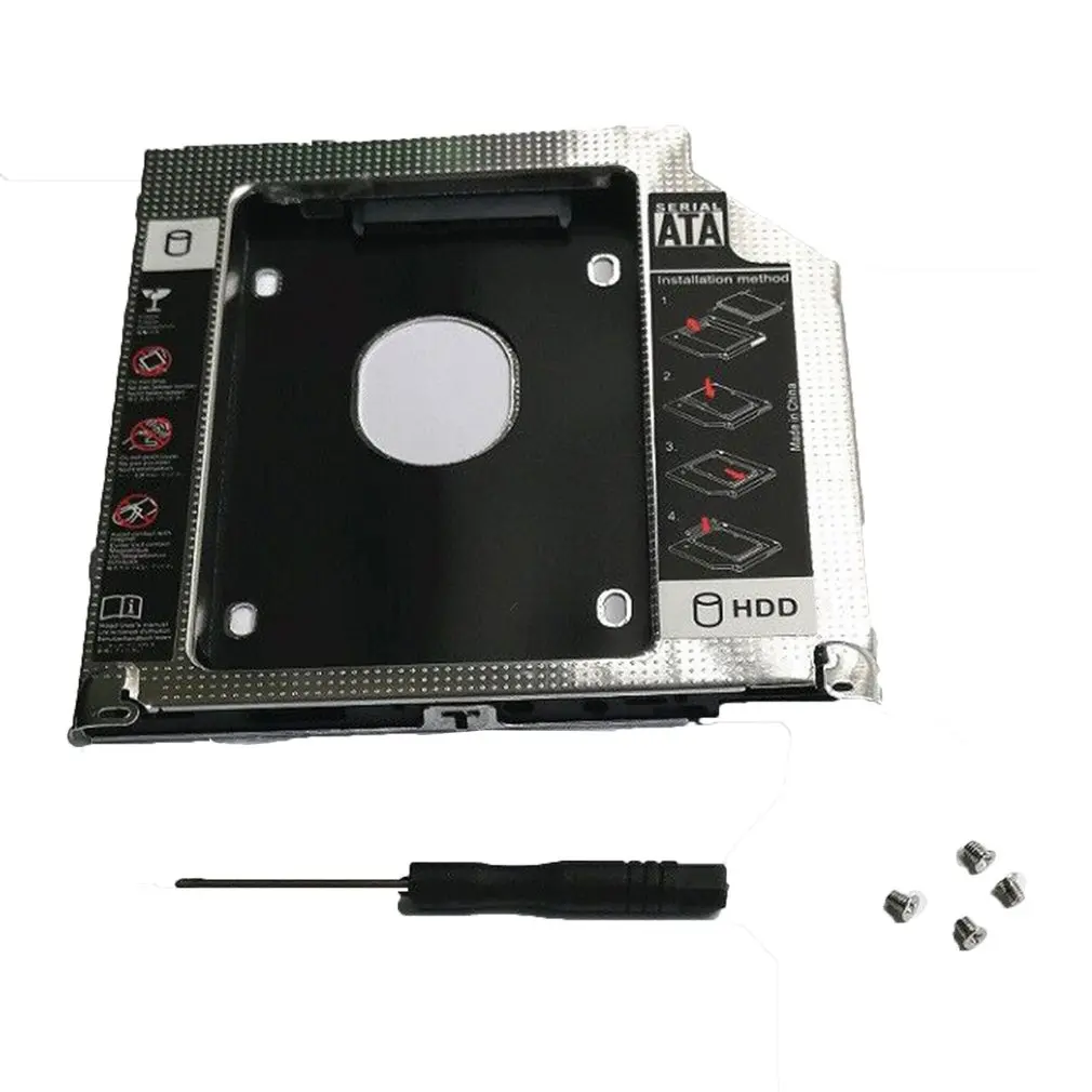 2nd 9.5mm SATA HDD SSD Hard Drive Caddy Bay for MacBook Pro 13&quot 15&quot 17&quot |