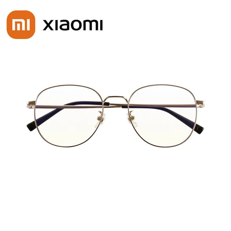 Xiaomi Mijia Anti-Blue Glasses Titanium Material Blue Light Blocking Rate 80% Nylon Lens Temples 15.5g | Электроника