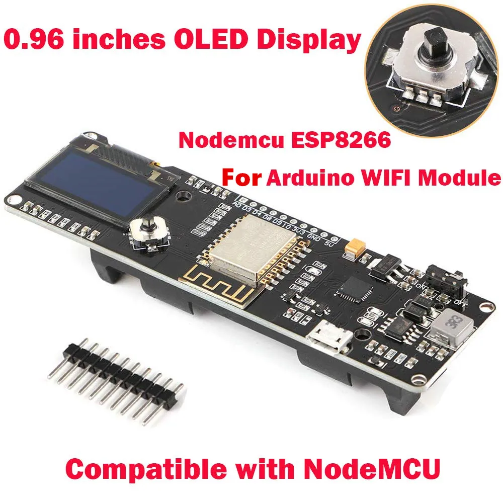 ESP8266 NODEMCU с 0 96 OLED прогноз погоды температура и влажность Совет по развитию