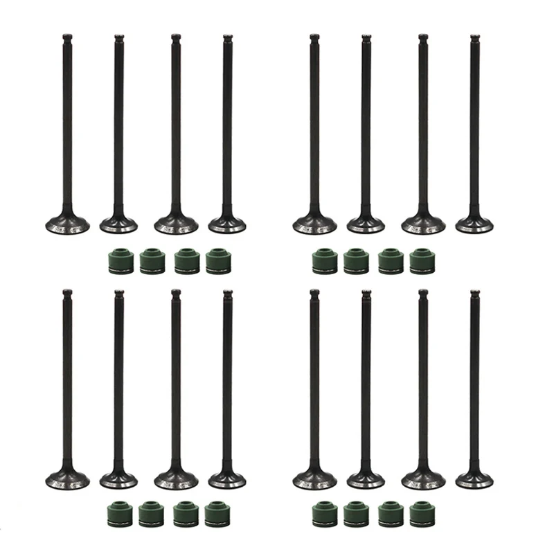 8 пар деталей двигателя мотоцикла стержень впускного и выпускного клапана для HONDA