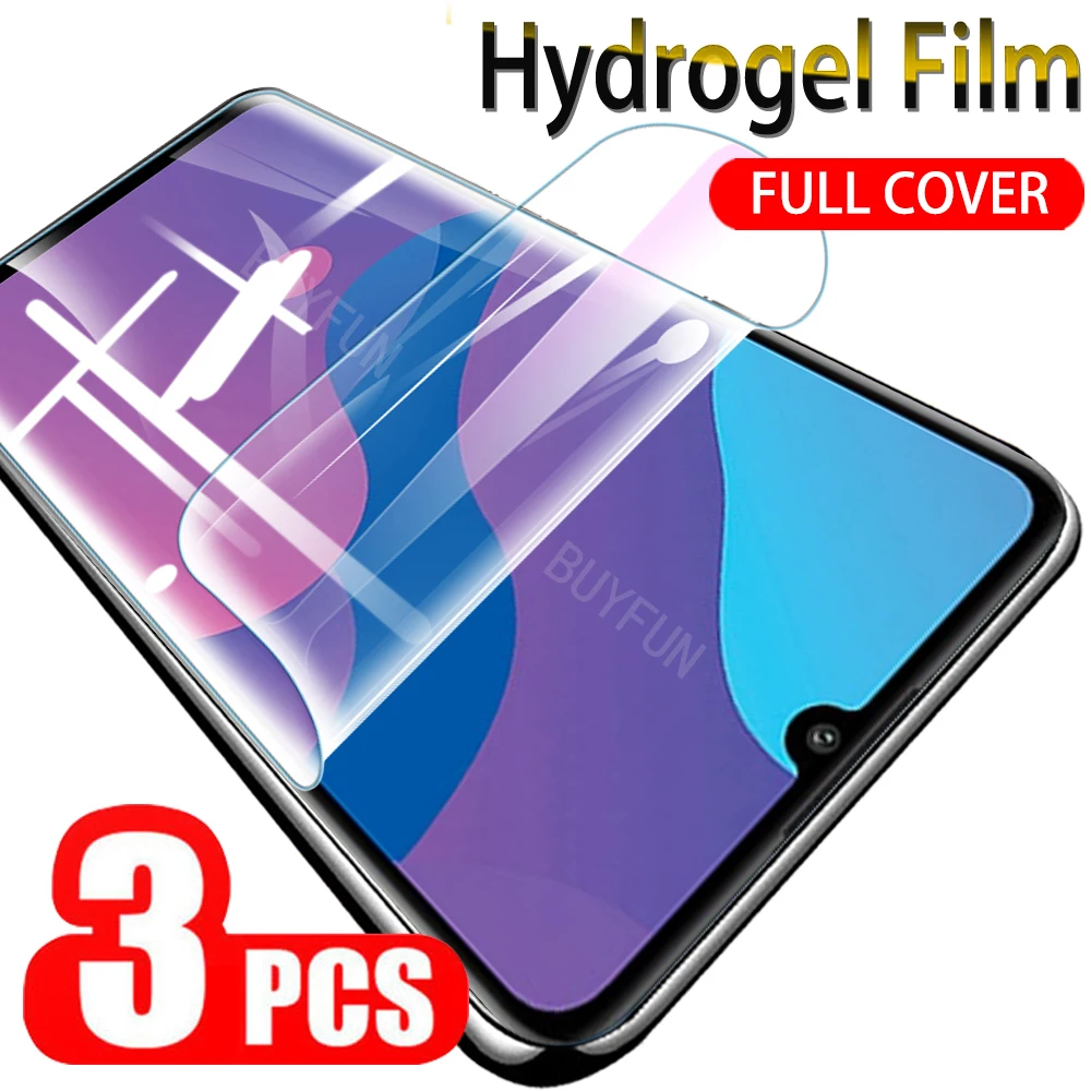 3PCS Hydrogel Film For Huawei Honor 9A 9c 9s Safety Water Gel HD On Hauwei Honer 9 Honor9 a c s Protective Not Glass | Мобильные
