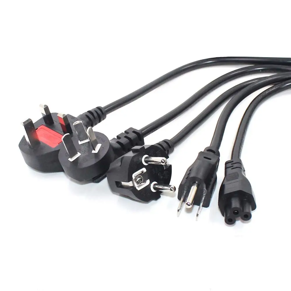 Кабель питания с разъемом IEC320 C5 провод EU/US/AU/UK AC для монитора ПК - купить по