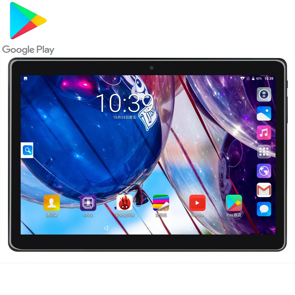 T100 BOBARRY 10-дюймовый планшет с четырёхъядерным процессором Android 7 0 2 Гб ОЗУ 32 ПЗУ 1280*800