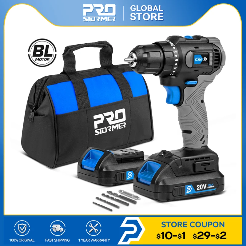 Профессиональная Беспроводная электрическая мини-дрель PROSTORMER электродрель без